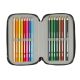 5. FC Barcelona piórnik z wyposażeniem triple filled pencil case 37 PCS 412625857