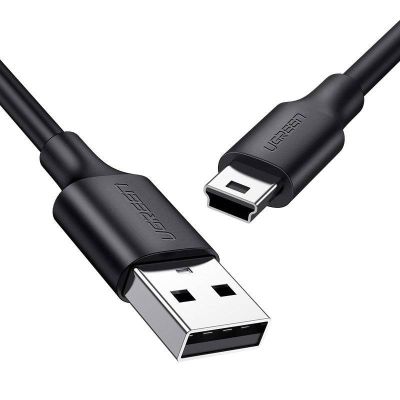 Ugreen kabel USB-mini USB 480 Mbps 1,5m (czarny)