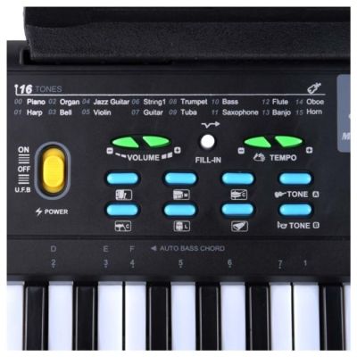 6. SUPRIMO 605 UFB - keyboard z mikrofonem do nauki gry, przeznaczony dla dzieci