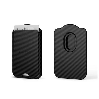 3. Portfel megnetyczny Tech-Protect CH02 MagWallet MagSafe na telefon - karbonowy