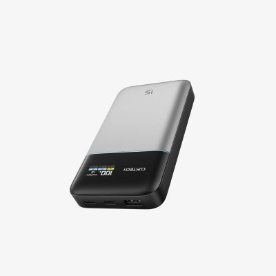 4. Powerbank Cuktech PB150S 100W 15000mAh - szary