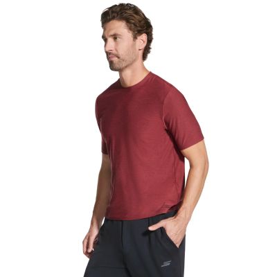 3. Skechers Go Dri All Day Tee TS107-CCRD Czerwone L