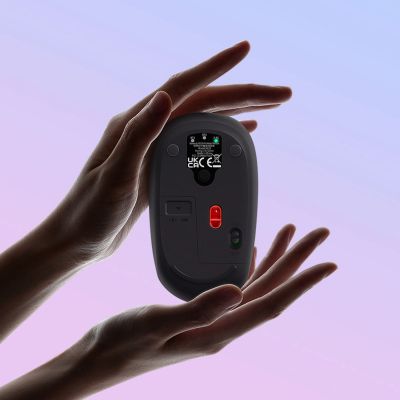 12. Myszka bezprzewodowa Baseus F01B 2.4GHz + Bluetooth 3.0 + 5.0 - szara