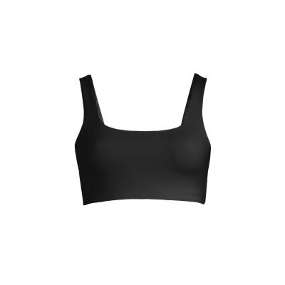 2. Top kąpielowy CASALL Square Neck Bikini Top czarny
