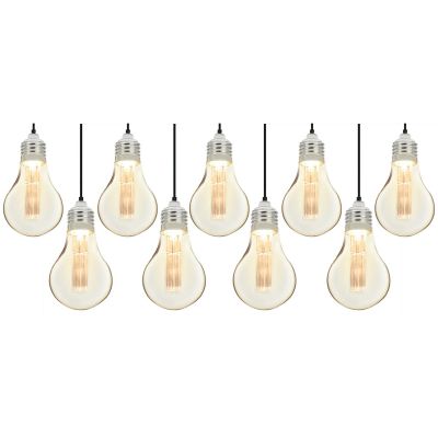 9. LAMPA SOLARNA GIRLANDA OGRODOWA PARTY LIGHT 10 LED 3.8M