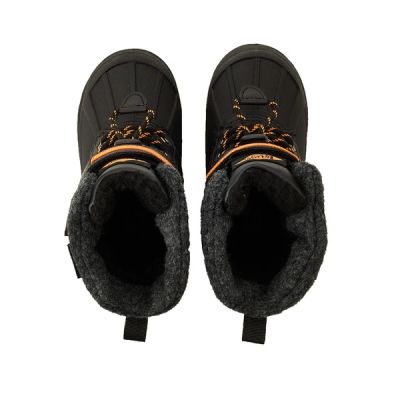 2. Lee Cooper buty zimowe dziecięce śniegowce czarne ocieplane na rzep