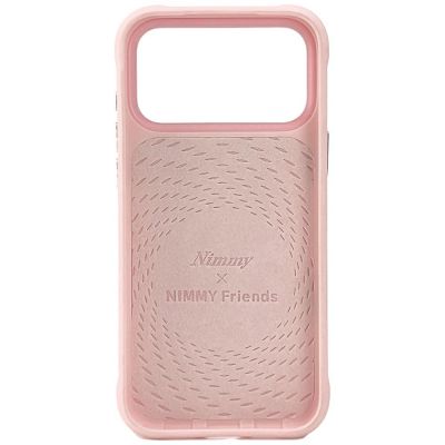 4. Etui Nimmy Cool&Cute 2.0 Rabbit na iPhone 17 Pro - różowe