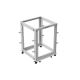 5. Szafa rack LANBERG 19" 15U 600x600-1100 OR01-6115-S regulowana szara