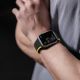 6. Magnetyczny pasek Apple Watch SE, 9, 8, 7, 6, 5, 4, 3, 2, 1 (41, 40, 38 mm) Dux Ducis Strap (LD Version) - czarno-żółty