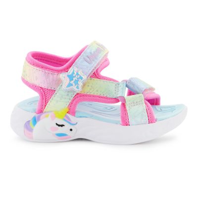 6. Sandały Skechers S-Lights Unicorn Dreams Sandal-Majestic Bliss Jr 302682N-PKMT