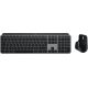 9. Logitech Master MX Keys S Combo for Mac klawiatura Dołączona myszka Dom/Biuro RF Wireless + Bluetooth QWERTY Amerykański międzynarodowy Aluminium, Czarny