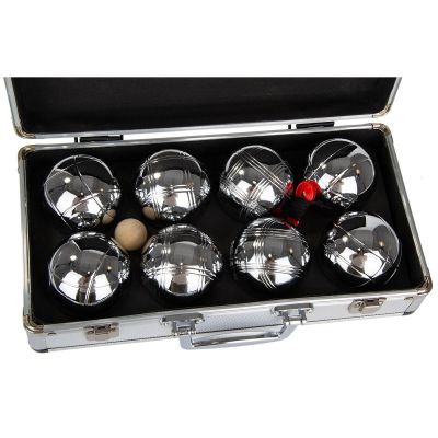 12. KULE DO GRY 8SZT- BOULE PETANQUE WALIZKA ALUMINIOWA ENERO