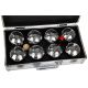 12. KULE DO GRY 8SZT- BOULE PETANQUE WALIZKA ALUMINIOWA ENERO