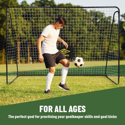 22. BRAMKA DO PIŁKI NOŻNEJ Z SIATKĄ 300x205x120CM UMBRO