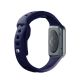 4. Pasek silikonowy 3mk Silicone Watch Strap do Apple Watch 38 / 40 / 41 mm - niebieski