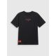 6. T-shirt loose z nadrukiem chłopięcy 4F 4FJRSS26TTSHM3835-20S