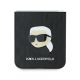 5. Etui Karl Lagerfeld Saffiano Monogram na Samsung Galaxy Z Flip 6 - czarne