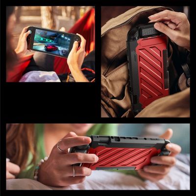 2. Etui Supcase Unicorn Beetle Pro na Nintendo Switch 2 - czerwono-czarne