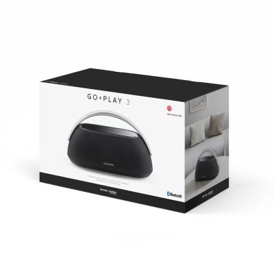 7. Harman/Kardon Go + Play 3 Przenośny głośnik stereo Czarny 160 W