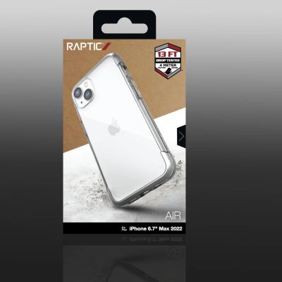 3. Raptic X-Doria Air Case etui iPhone 14 Plus pancerny pokrowiec srebrny