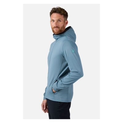 3. Bluza męska ROSSIGNOL Mid Layer Thin Fz niebieska