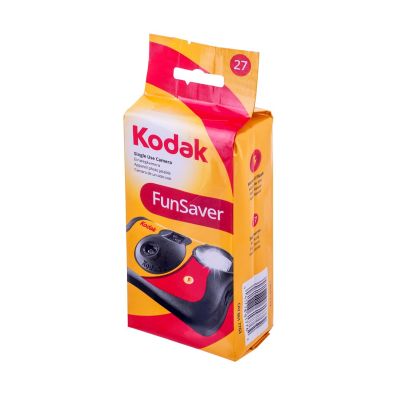 3. Kodak Aparat Jednorazowy Fun Saver, Aparat Cyfrowy, ISO 400, 27 zdjęć + FLASH  z filmem kolorowym i lampą błyskową.