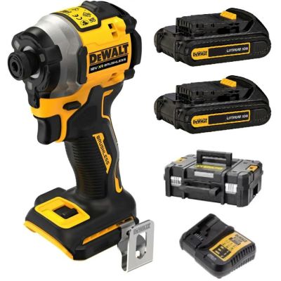 7. Zakrętarka udarowa DeWalt DCF850D2T 18V 2x 2.0Ah 3 biegowa 205Nm