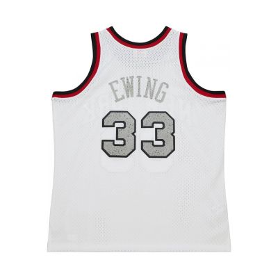 6. Koszulka Mitchell &amp; Ness NBA Cracked Cement Swingman Jersey Knicks 1991 Patrick Ewing M TFSM5934-NYK91PEWWHIT