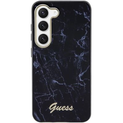 3. Etui Guess Marble Collection na Samsung Galaxy S23 - czarne