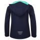 2. Kurtka softshell dla dziewczynki TrollKids Girls Trollfjord Jacket navy/mint granatowa (175-132)