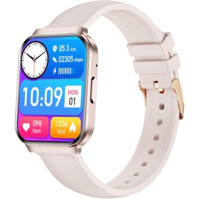 5. Smartwatch Gravity Różowy 2 Paski GT44-3