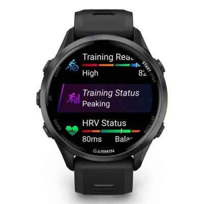 6. Garmin Forerunner 970 3,56 cm (1.4") AMOLED Cyfrowy 454 x 454 px Ekran dotykowy Czarny, Żółty Wi-Fi GPS