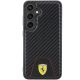 3. Etui Ferrari Carbon Stitched Bottom na Samsung Galaxy S24 - czarne