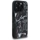 4. Etui Karl Lagerfeld Grained Pattern & Logo MagSafe na iPhone 16 Pro Max - czarne
