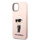 6. Etui Karl Lagerfeld Silicone Ikonik MagSafe na iPhone 14 Plus - różowe