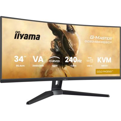 28. Monitor iiyama GCB3486WQSCP-B1 34" VA 3440x1440 500cd/m2 0,4ms 2xHDMI 2xDP USB