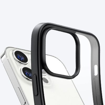 10. Ugreen LP635 Kickstand Protective Case sztywne etui z żelową ramką i wbudowaną podstawką do iPhone 14 Pro czarny (90926)