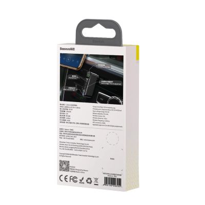 8. Transmiter Bluetooth AUX Baseus BSBA-02 (Overseas Edition) - czarny