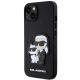 2. Etui Karl Lagerfeld Saffiano Karl & Choupette na iPhone 13 / 14 / 15 - czarne
