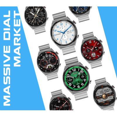 8. Smartwatch Rubicon RNCE99 Black Metal + Silicon SMARUB194