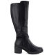 2. Kozaki damskie na obcasie czarne Potocki SZ12829