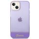 9. Etui Guess Translucent na iPhone 14 6,1" - fioletowe