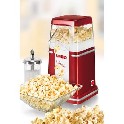 7. Unold Classic urządzenie do robienia popcornu Czerwony, Srebrny, Biały 900 W