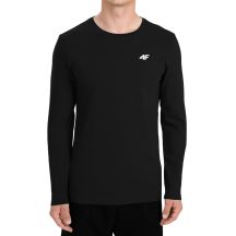 Koszulka męska 4F Longsleeve M611 głęboka czerń 4FWMM00TLONM611 20S