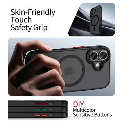 4. Etui Tech-Protect MagMat XT 4-set MagSafe na iPhone 17 - czarny mat