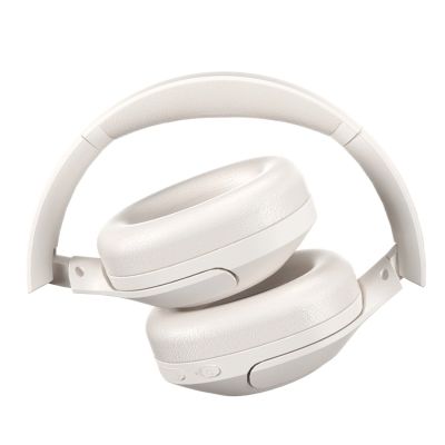4. Słuchawki nauszne QCY H3 Lite z ANC i Bluetooth 5.3 - białe