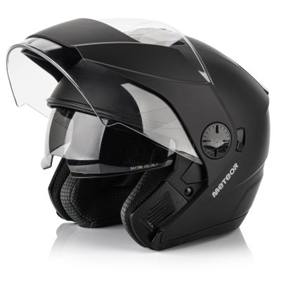 6. Kask motocyklowy Meteor Hekato M 57-58 cm czarny