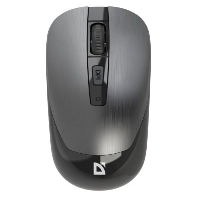 3. DEFENDER MYSZ BEZPRZEWODOWA WAVE MM-995 RF SILENT CLICK SREBRNA 52993