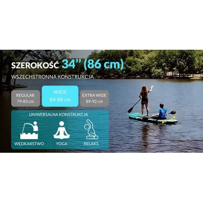 2. Deska SUP SKATINGER Octopus 335x86x15 cm Allround