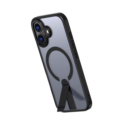 3. Etui Hybrid Armor X na iPhone 17 z podstawką kompatybilne z MagSafe - czarne